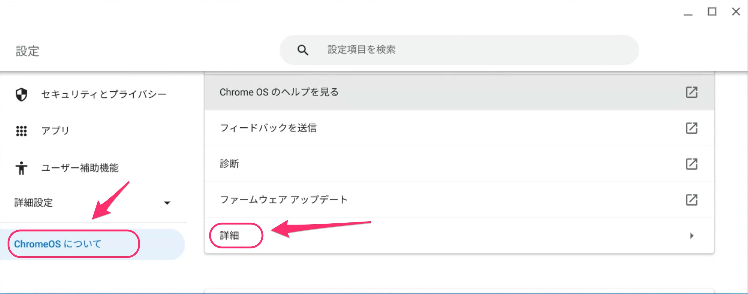 ChromeOSについて