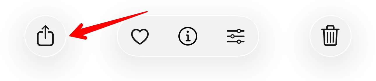 iPhoneから「かんたんnetprint」へ共有する画面