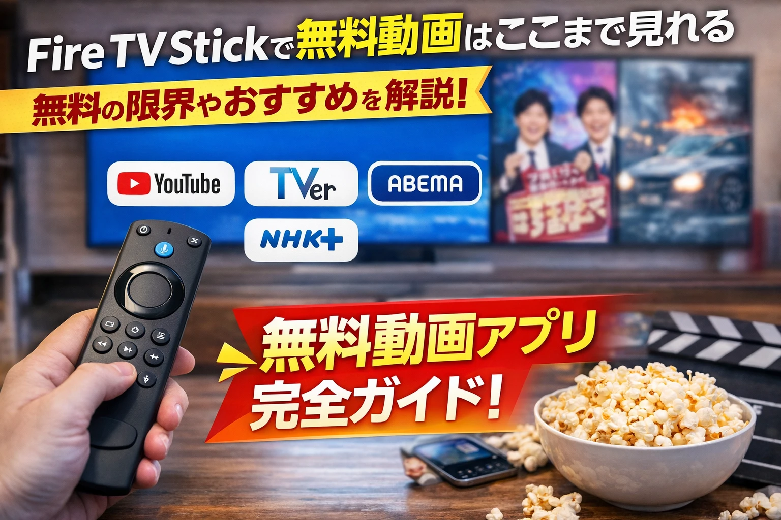 Fire TV Stickで無料動画はここまで見れる｜おすすめアプリと注意点【2026年版】