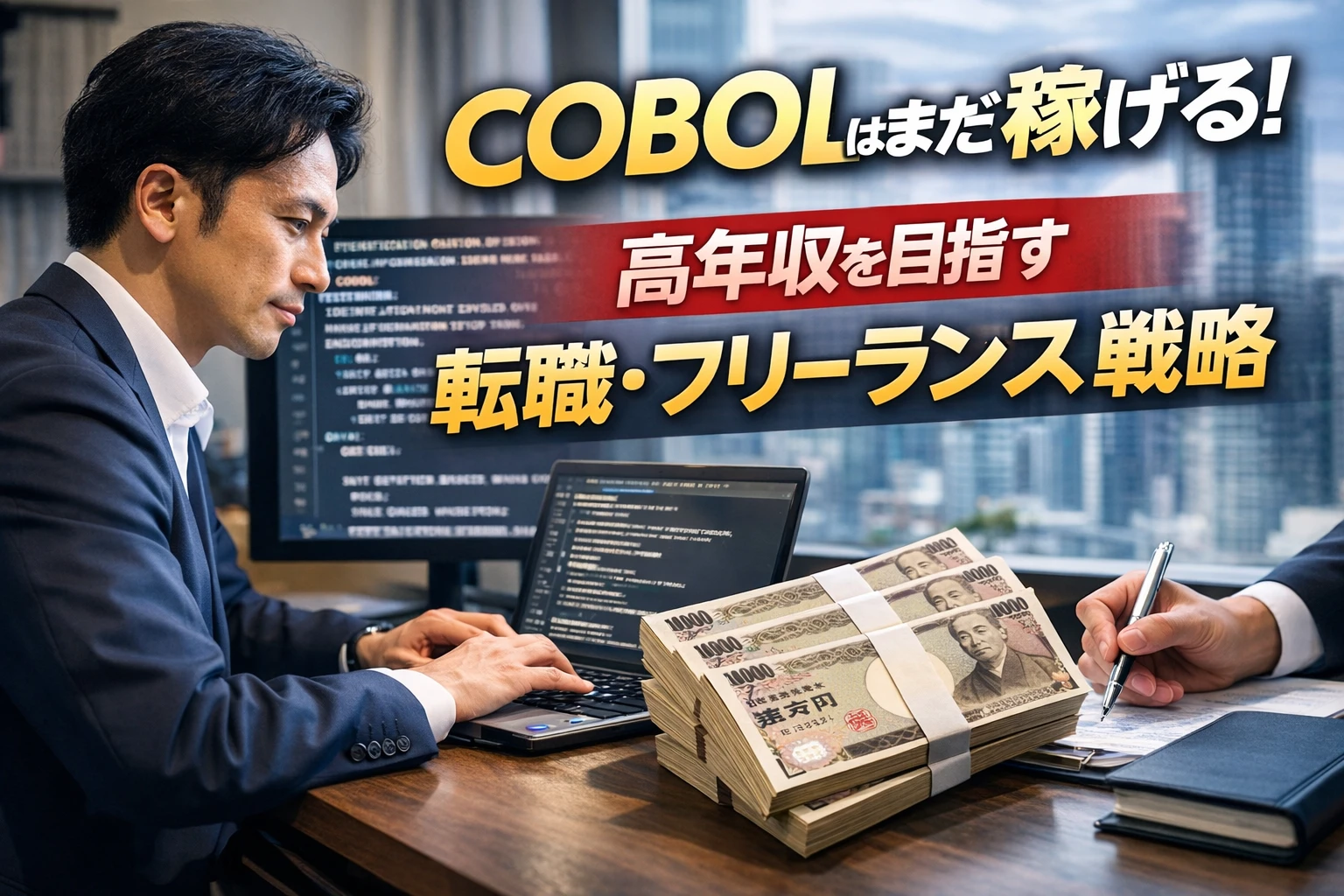 COBOLはまだ稼げる？レガシー需要で年収アップする転職戦略【未経験〜経験者】