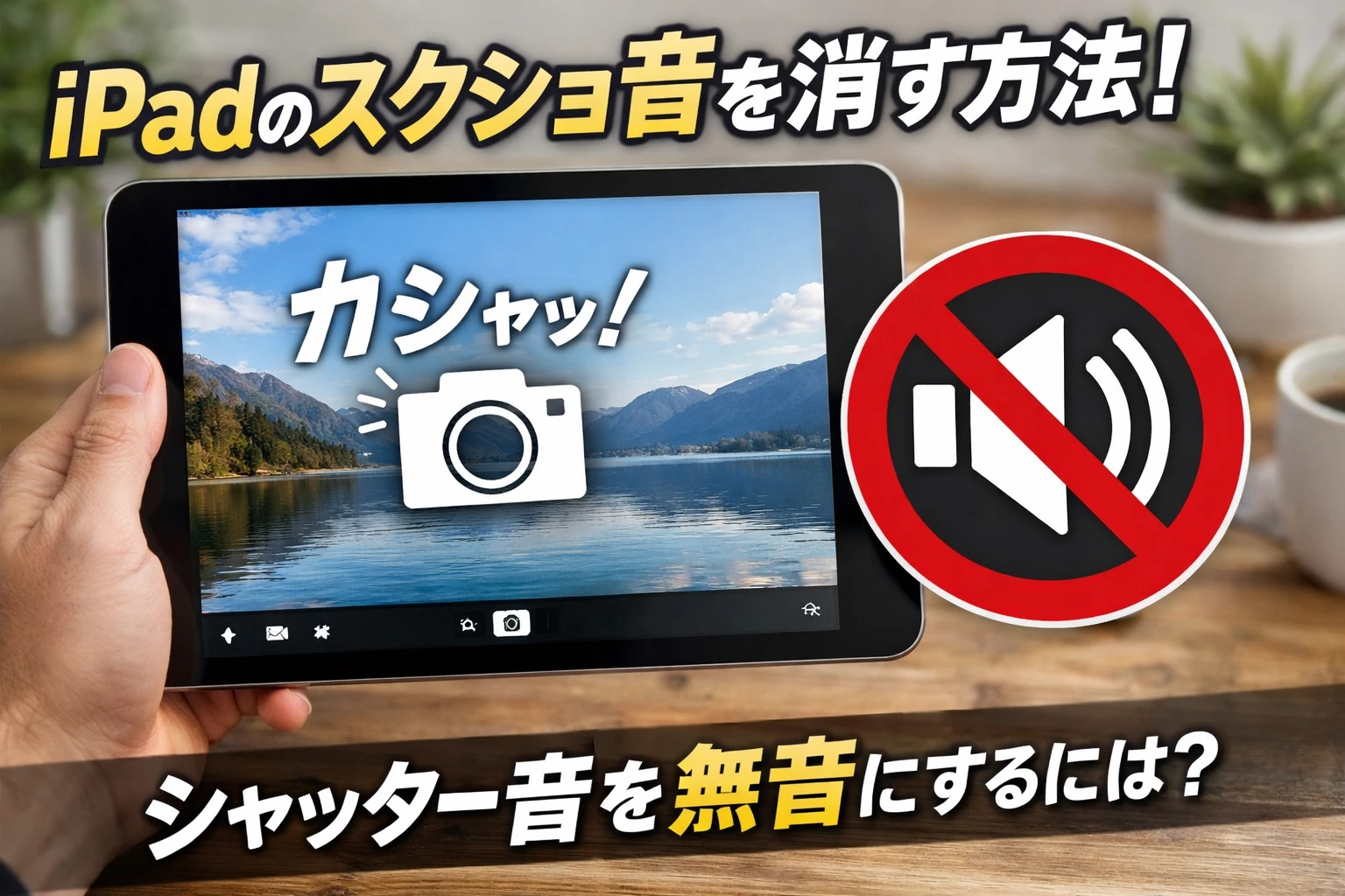 iPadのスクショ音は消せる？キーボードで撮る方法とおすすめ周辺機器まとめ