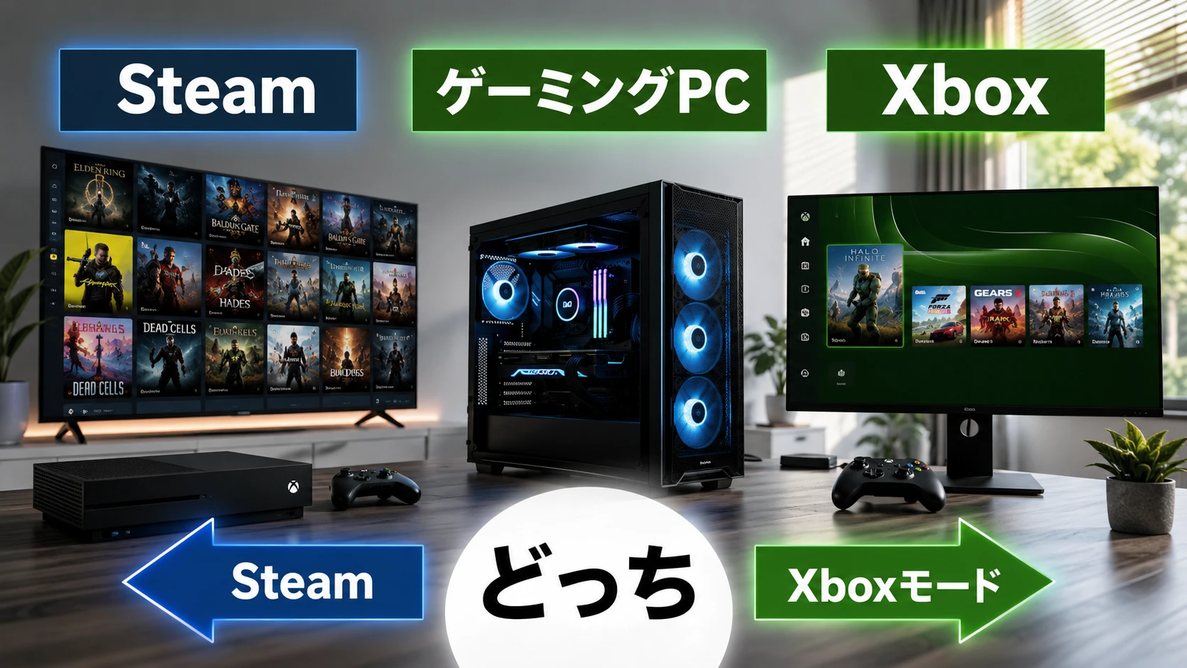 SteamとXboxの違いは？ゲーミングPCとXbox本体のどっちを買うべきかXboxモードも解説