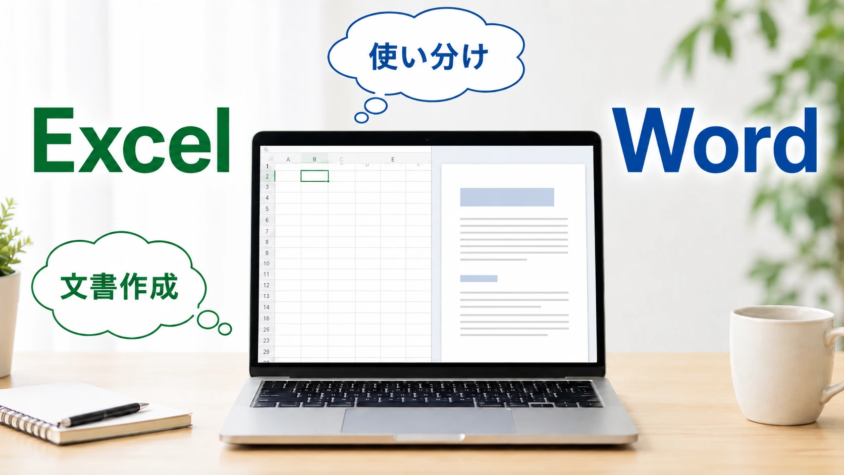 Excel Word 使い分け