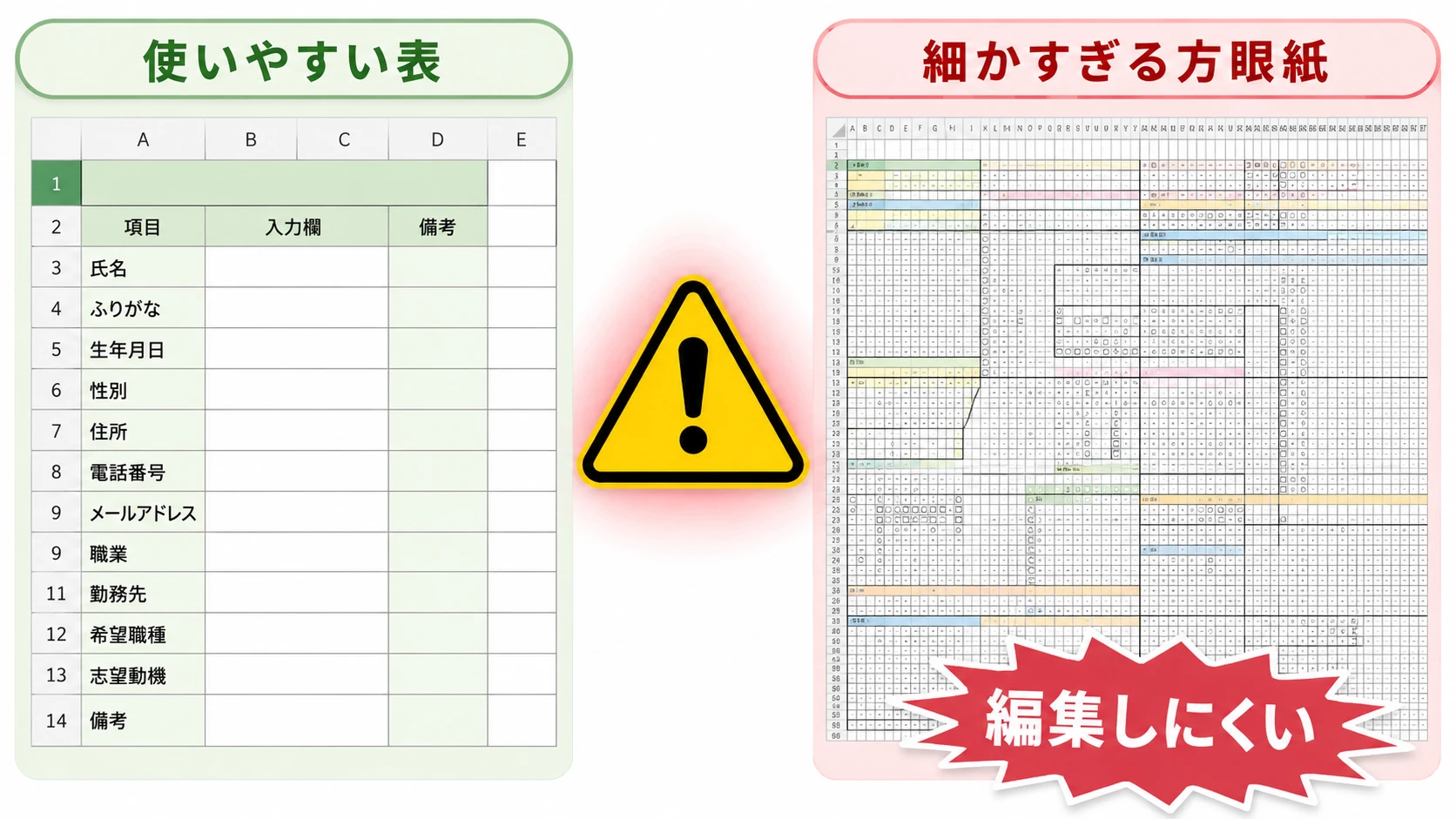 細かすぎる方眼紙