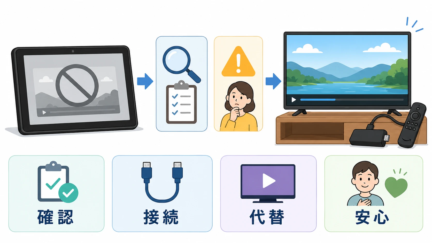 FireタブレットでTVerが見れない時の解決策