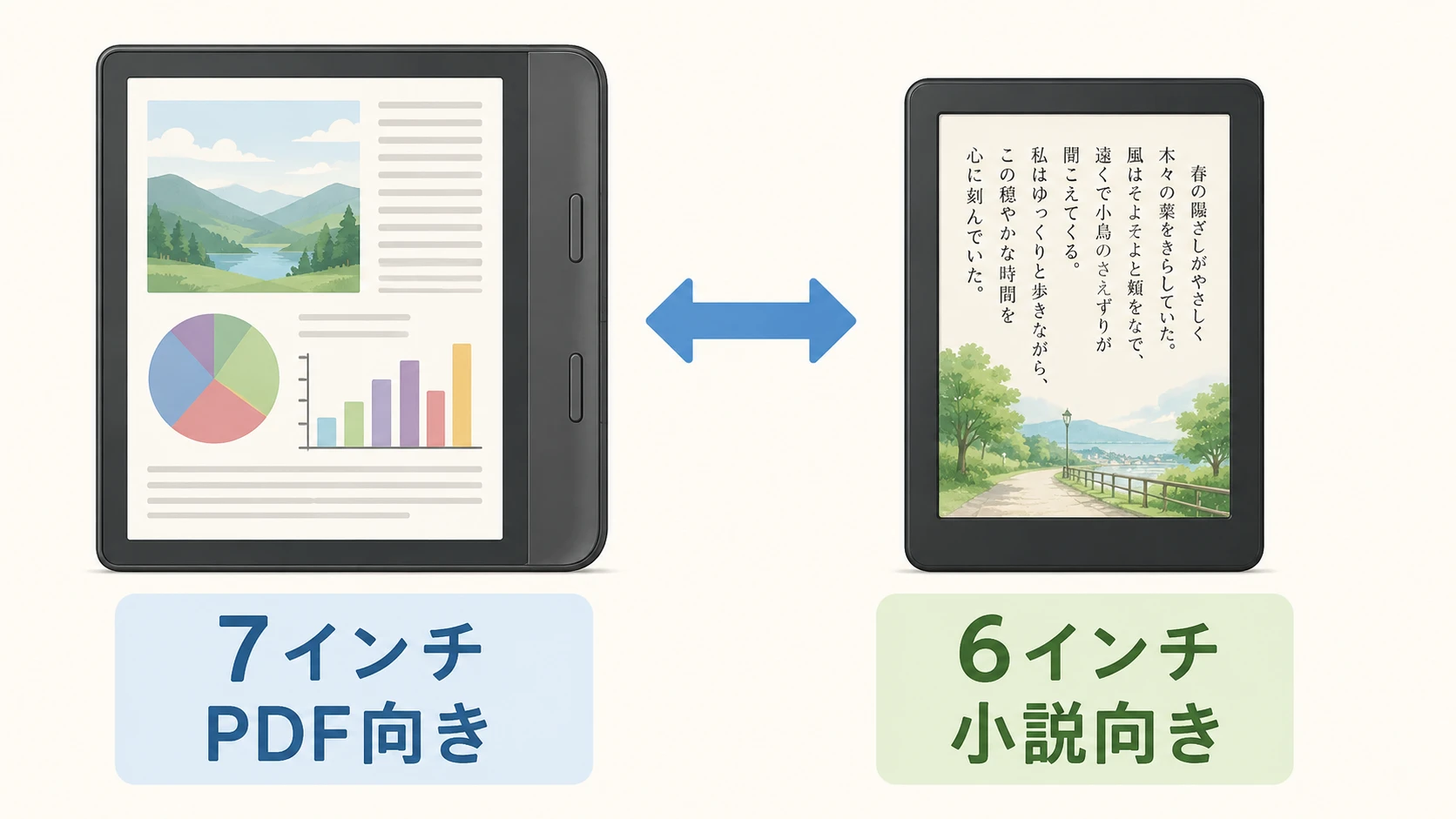 Kobo Libra ColourとKobo Clara Colourの違い