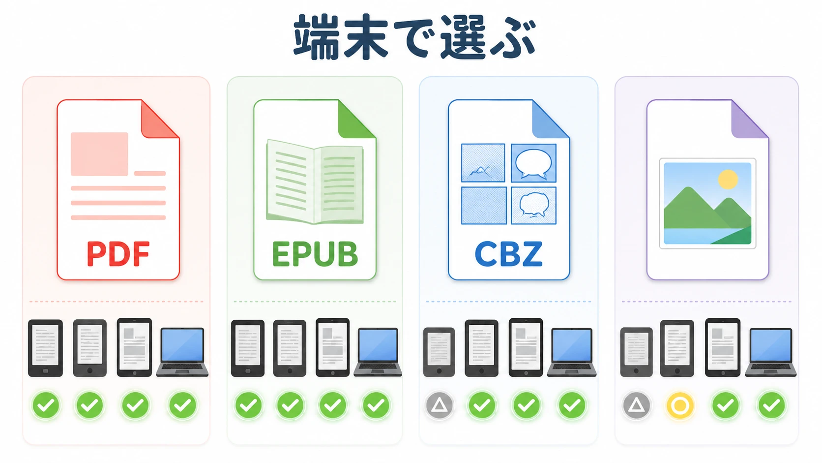 自炊本の形式比較
