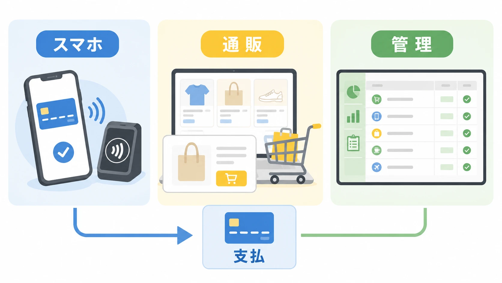 ネット通販とスマホ決済用カードの選び方