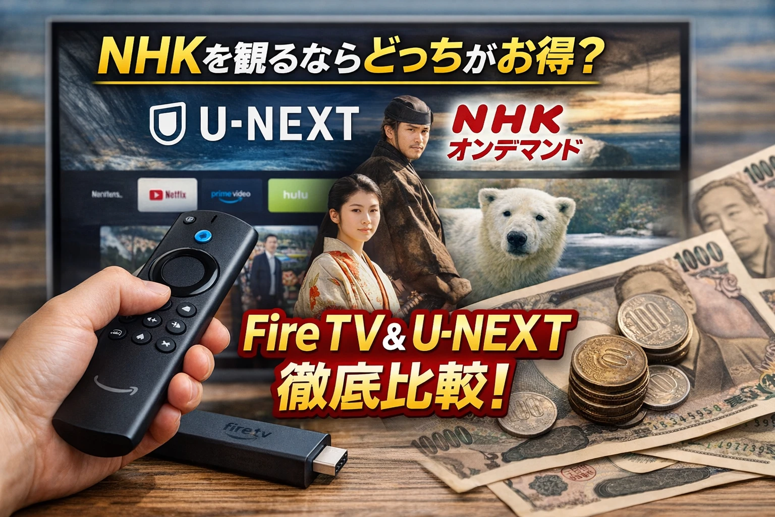 Fire TV StickとU-NEXTでNHKオンデマンドを見る方法 受信料は不要になるのか徹底解説