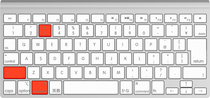 キーボードでスクショ