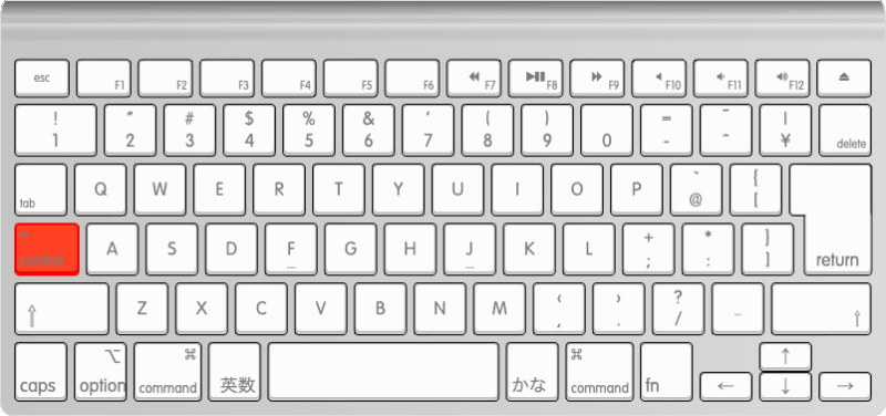 controlキーで右クリック