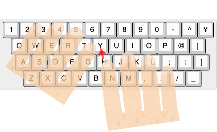 「HY」のロールオーバー打ち